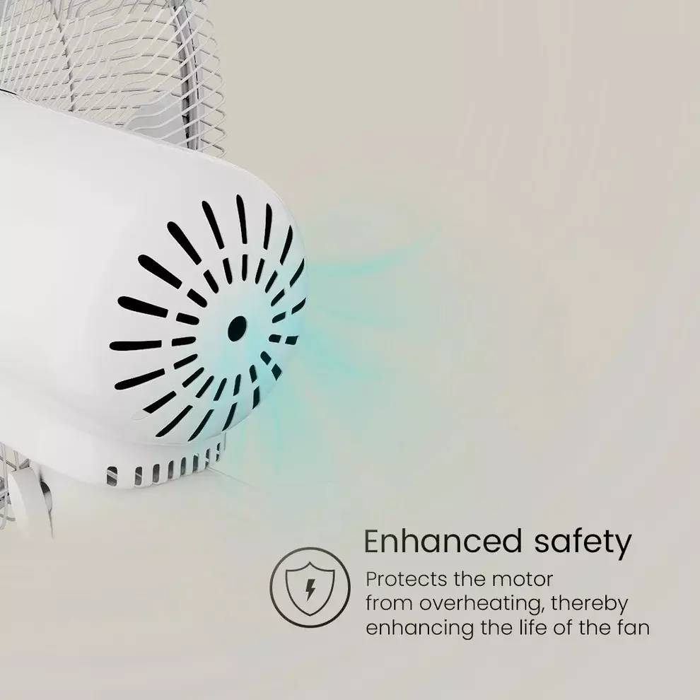 Crompton High Speed Torpedo 400 mm Wall Fan- KD White