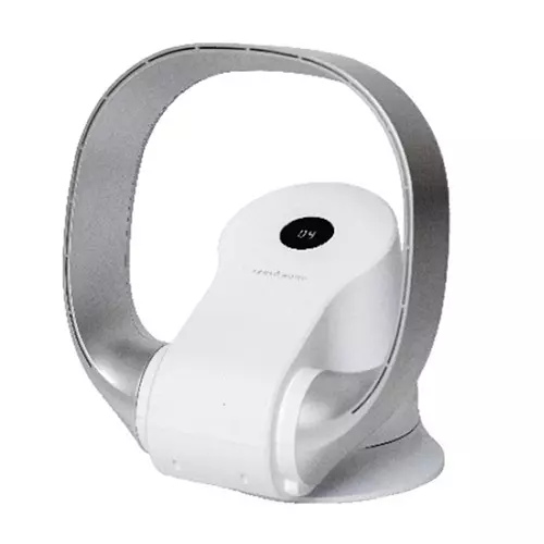 Kenko Homu KANSO Bladeless Table - Wall Fan 35 W Power Digital Screen Display 3 m/s Wind Speed Ivory White BLDC Motor, KH-310W