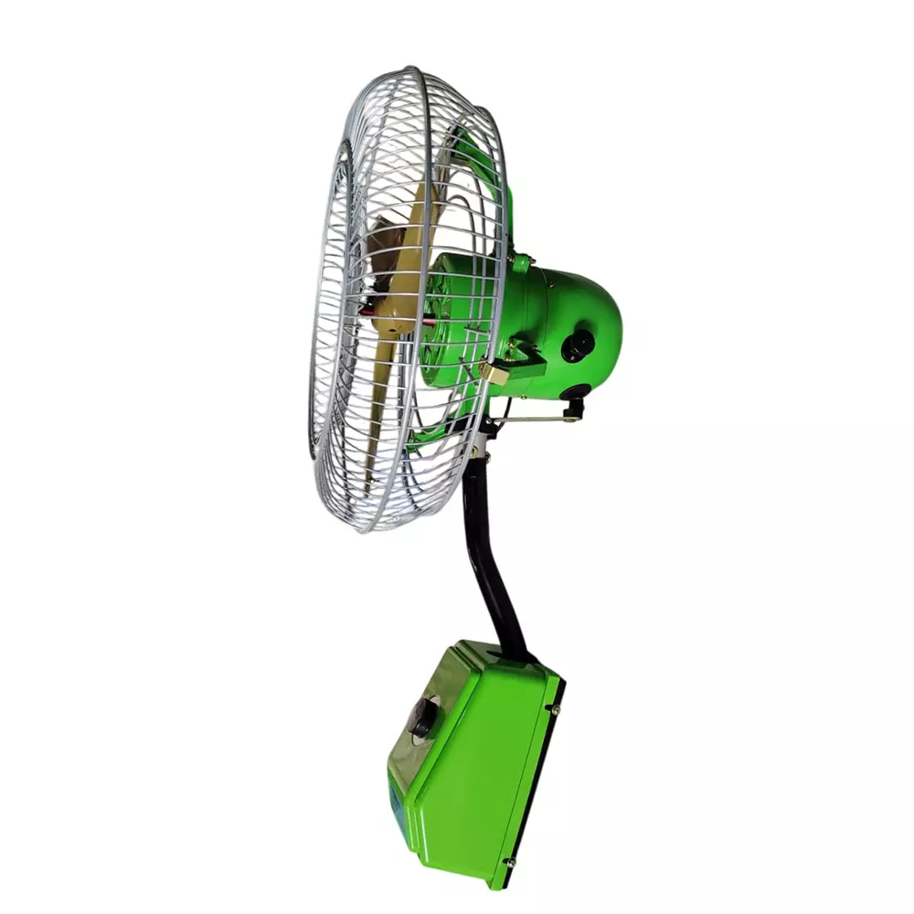 Orient Industrial Heavy Duty Thunderstorm Pro Air Circulator Green 450 mm Wall Fan