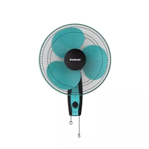 Goldmedal Dyno Wall Fan Turquoise Black 400 mm, WFS250716DMTBA