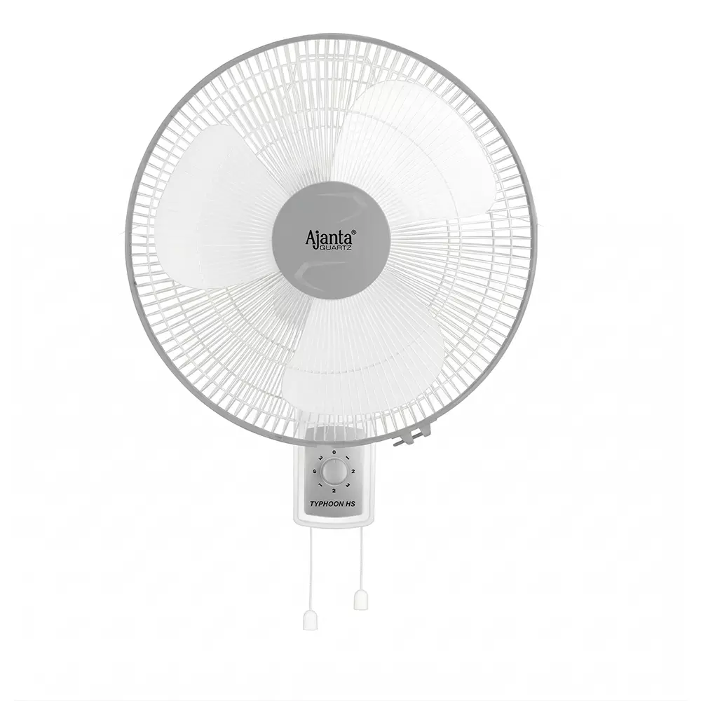 Ajanta Quartz Wall Fan Premium Glossy Finish 3 Blades 2100 RPM Speed 400 mm (16 inch) Sweep Size, TYHOON HS