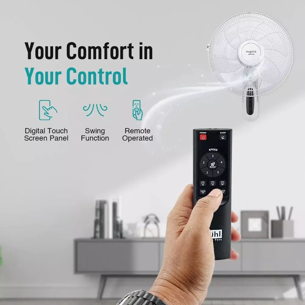 kuhl-bldc-wall-fan-inspira-w1-remote-operated-touch-screen-digital-display-16-inch-400-mm-28-w