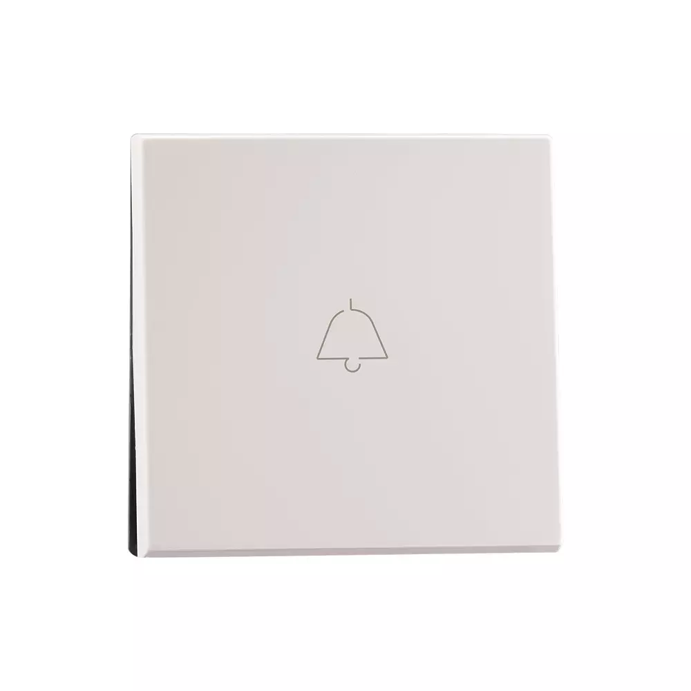 Legrand Bell Push Myrius Classic White 6 Amp 2 Module 1 Way, 6792 22