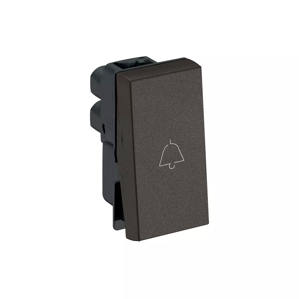 Legrand Bell Push Myrius Charcoal Grey 6 Amp 1 Module 1 Way, 6794 20