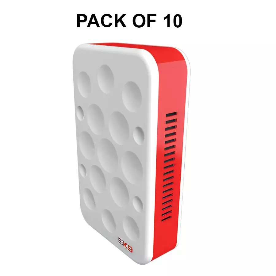 K9 Euro Fusion Ding Dong Bell White, 9591 (Pack of 10)