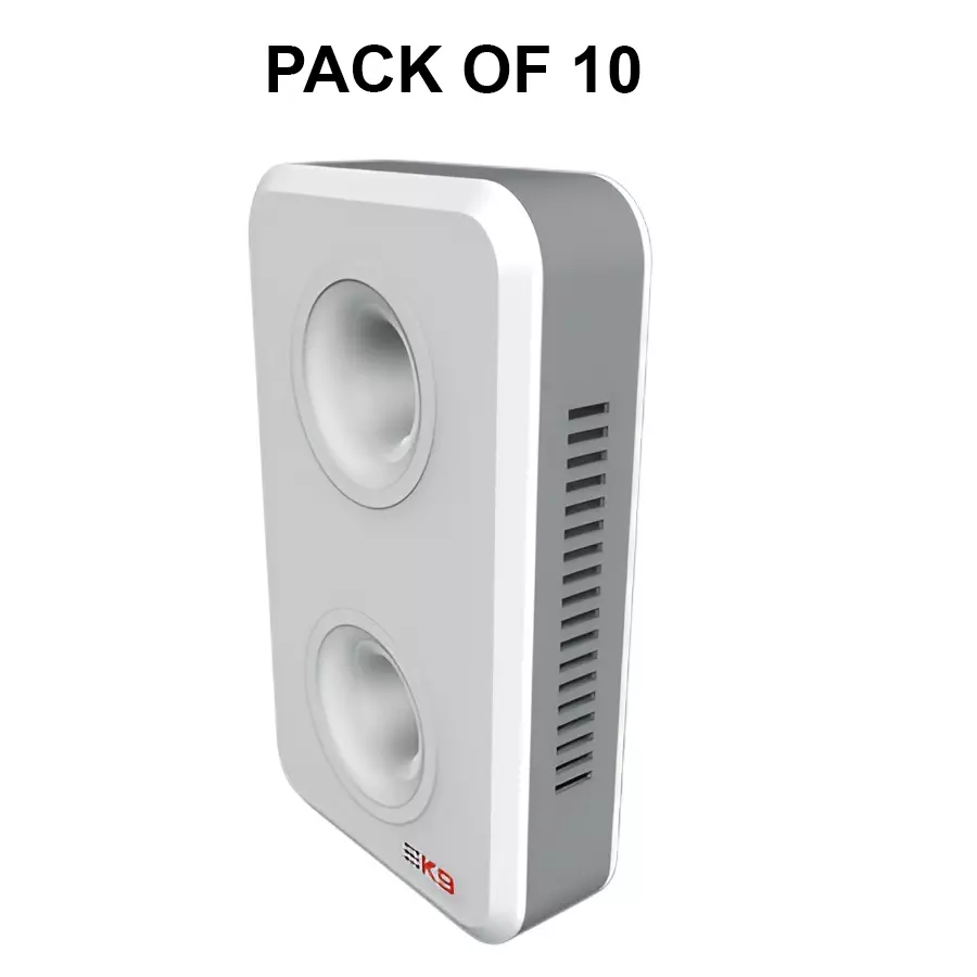 K9 Euro Disc Ding Dong Bell White, 9592 (Pack of 10)