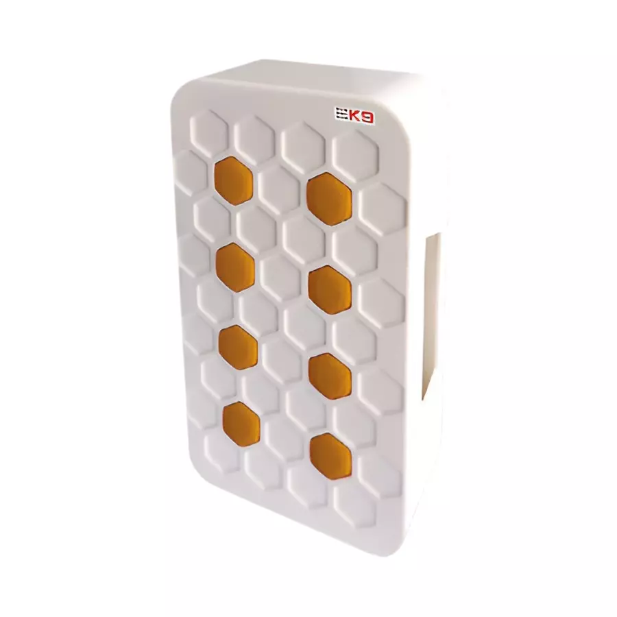 K9 Euro Hexa Ding Dong Bell White, 9593 (Pack of 10)