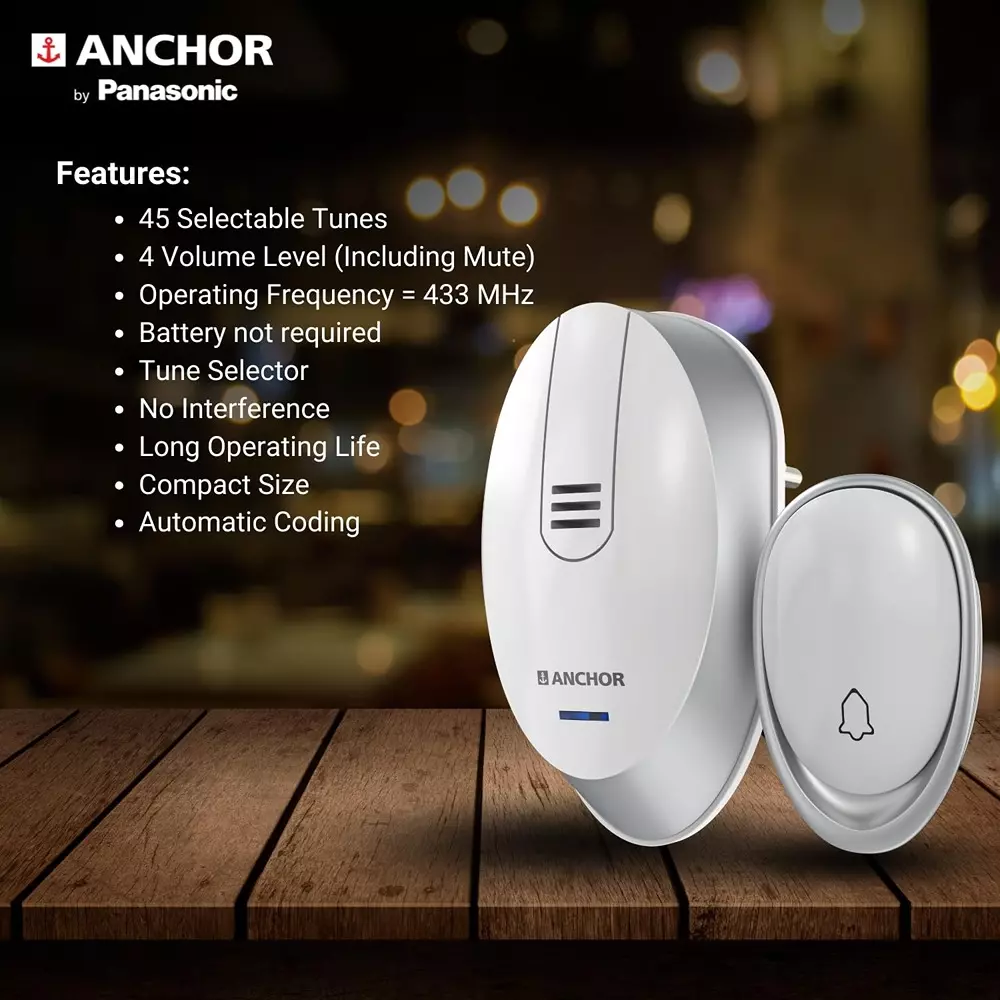 anchor-smart-wireless-door-bell-plug-in-type-white-pvc-plastic-for-industrial-and-home-use-22770