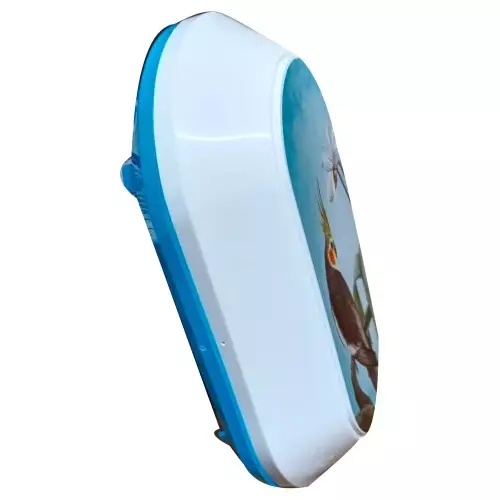 Anchor Smart Bulbul Door Bell White & Blue PVC Plastic for Industrial and Home Use, 22665