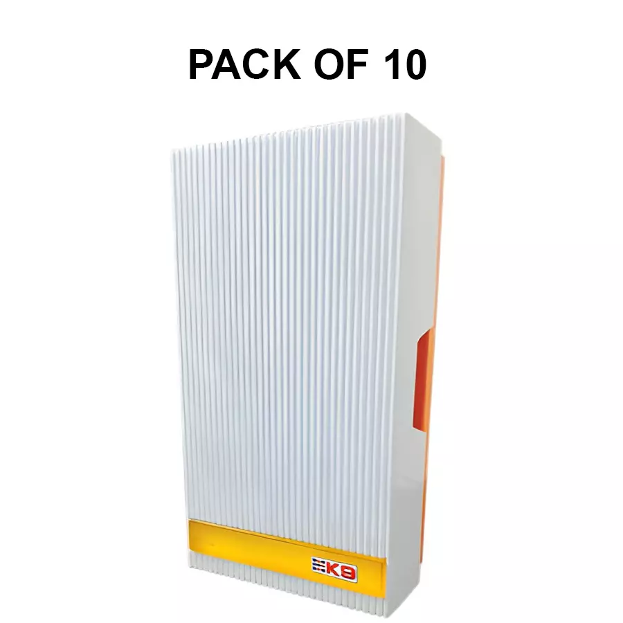K9 Euro Omega Ding Dong Bell White, 9594 (Pack of 10)