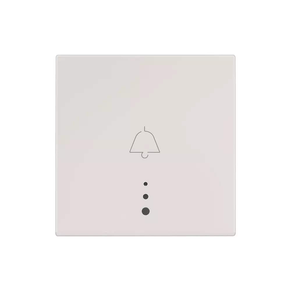 Legrand Bell Push with Indicator Myrius Classic White 6 Amp 2 Module 1 Way, 6792 23