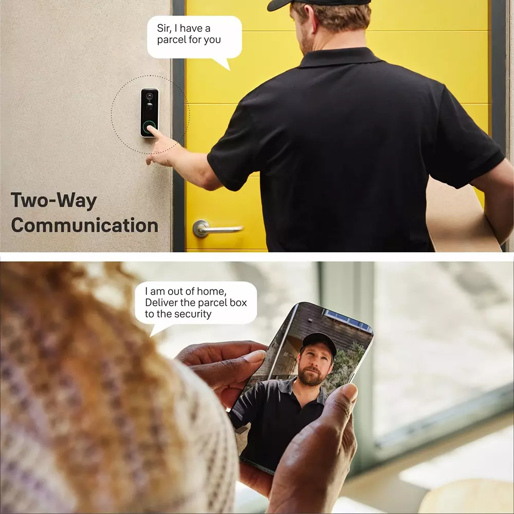 YALE Smart Video Doorbell 1080p Full HD Resolution Wi-Fi 2.4 GHz