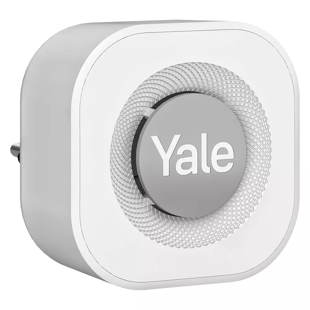 YALE Smart Doorbell & Chime 2 W Speaker Power 7 Different Sound White