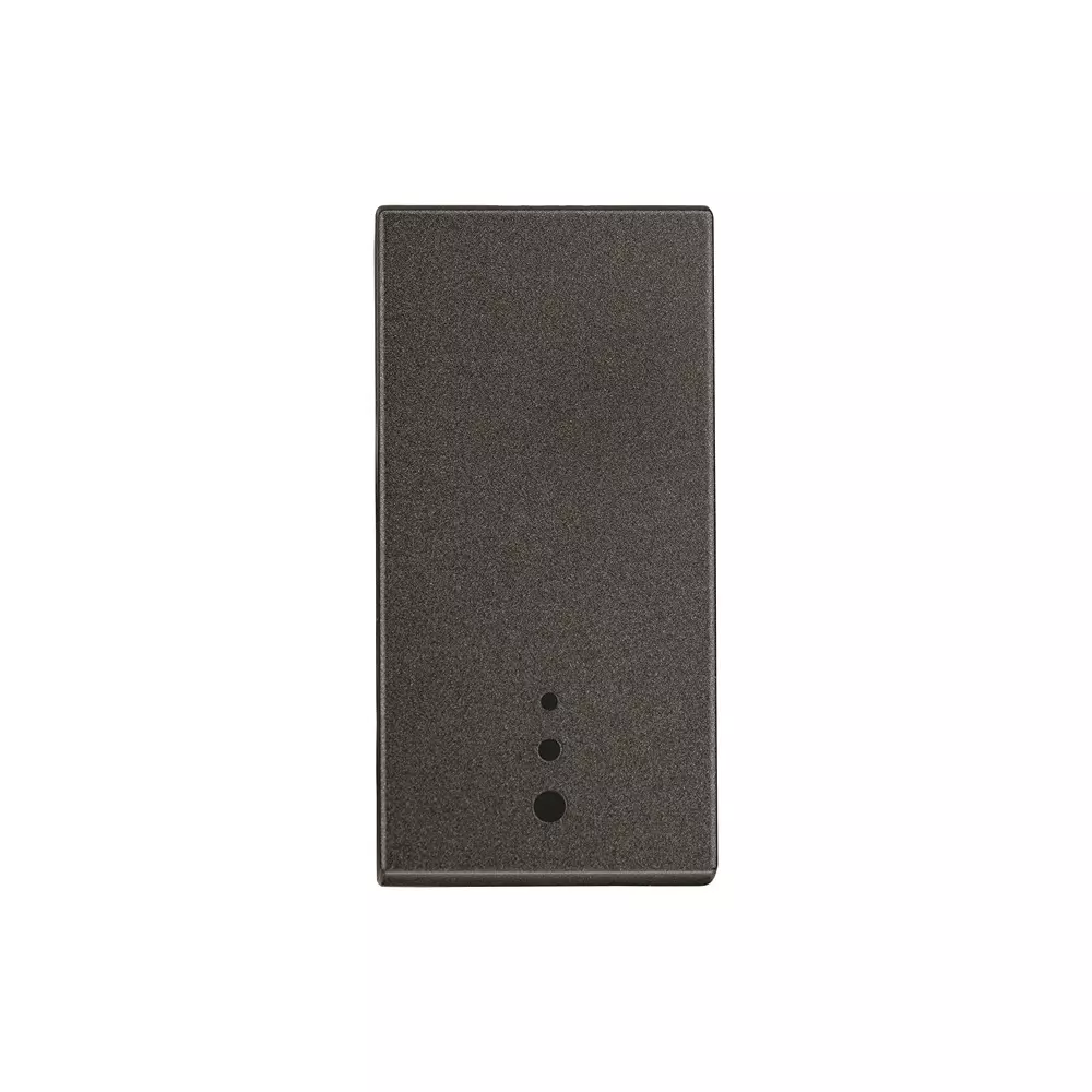 Legrand Push Button with Indicator Myrius Charcoal Grey 6 Amp 1 Module 1 Way, 6794 19