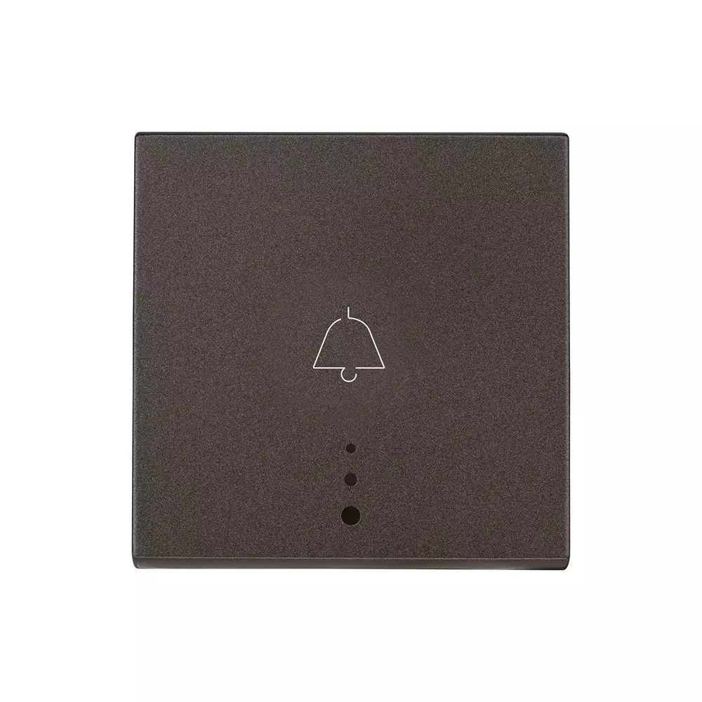 Legrand Bell Push with Indicator Myrius Charcoal Grey 6 Amp 2 Module 1 Way, 6794 23