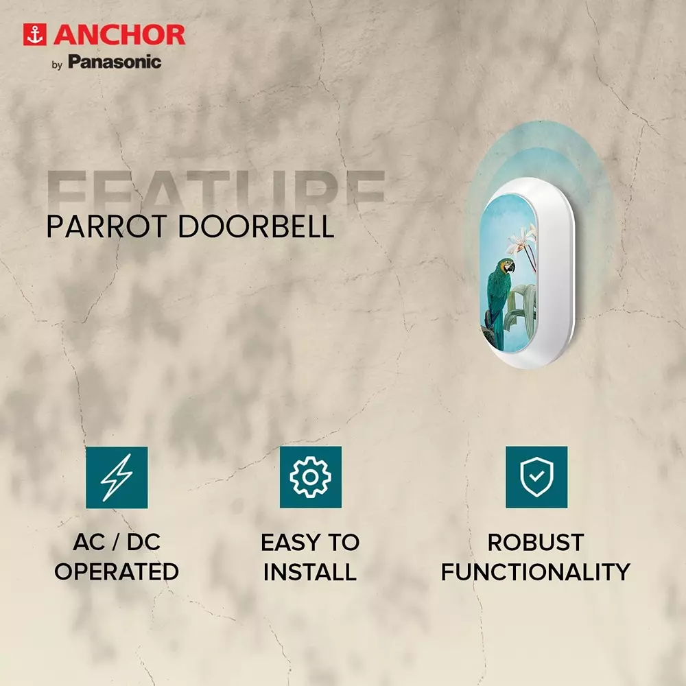 anchor-smart-parrot-door-bell-white-blue-pvc-plastic-for-industrial-and-home-use-22666