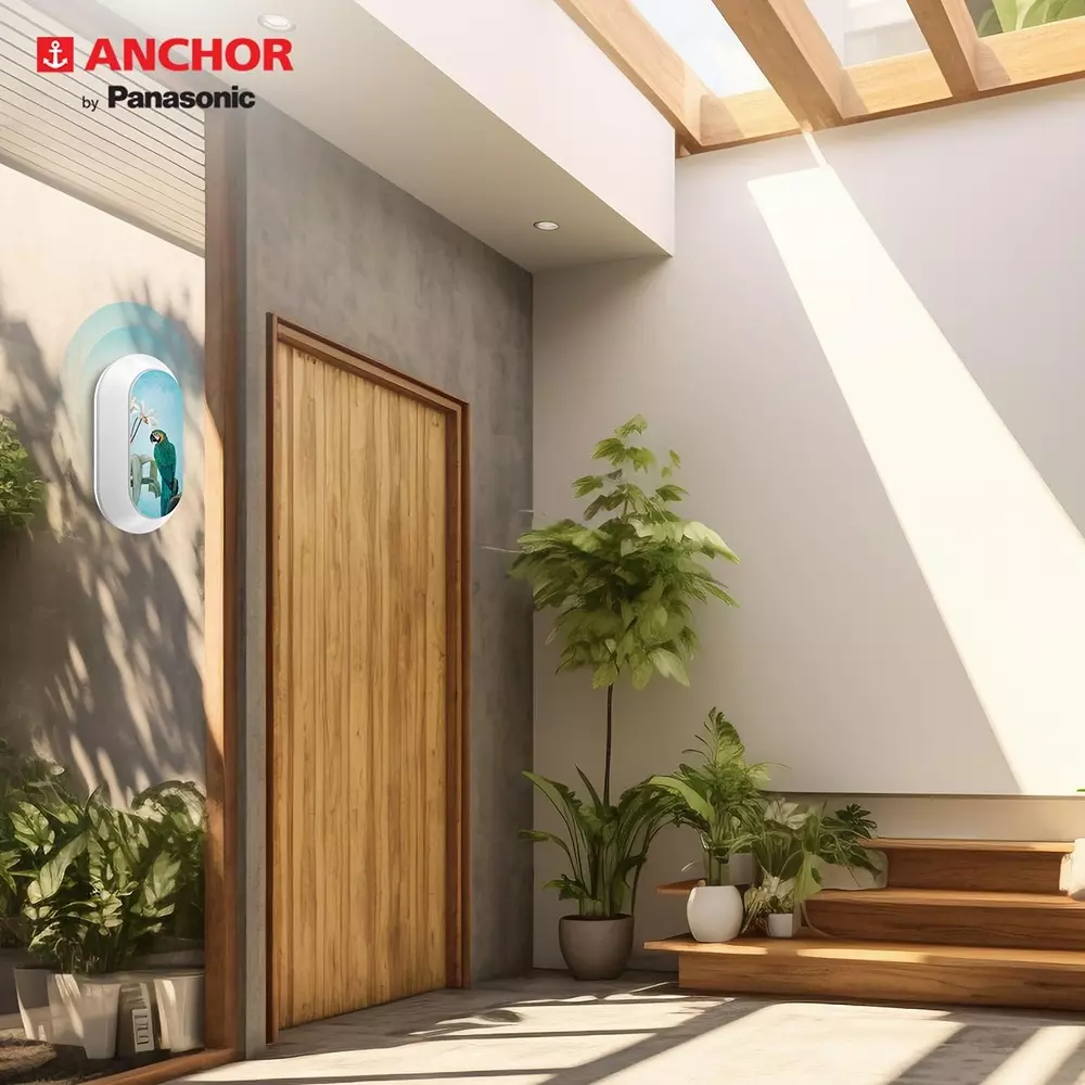 anchor-smart-parrot-door-bell-white-blue-pvc-plastic-for-industrial-and-home-use-22666