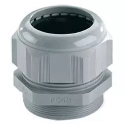 Controlwell NPT 12.7 mm (1/2 Inch) NPT Thread Polyamide Cable Glands Light Grey BSPC-12