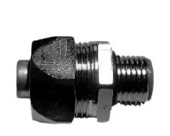 Controlwell Pg 9 Pg Thread Nickel Plated Brass Straight Metallic Conduit Fitting BBFB-02(C)