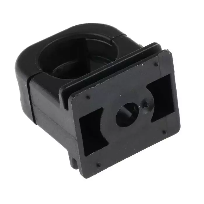 PMA Black Nylon Mount Clip 16 mm Max. Bundle, BFH-12-0 (Pack of 4)