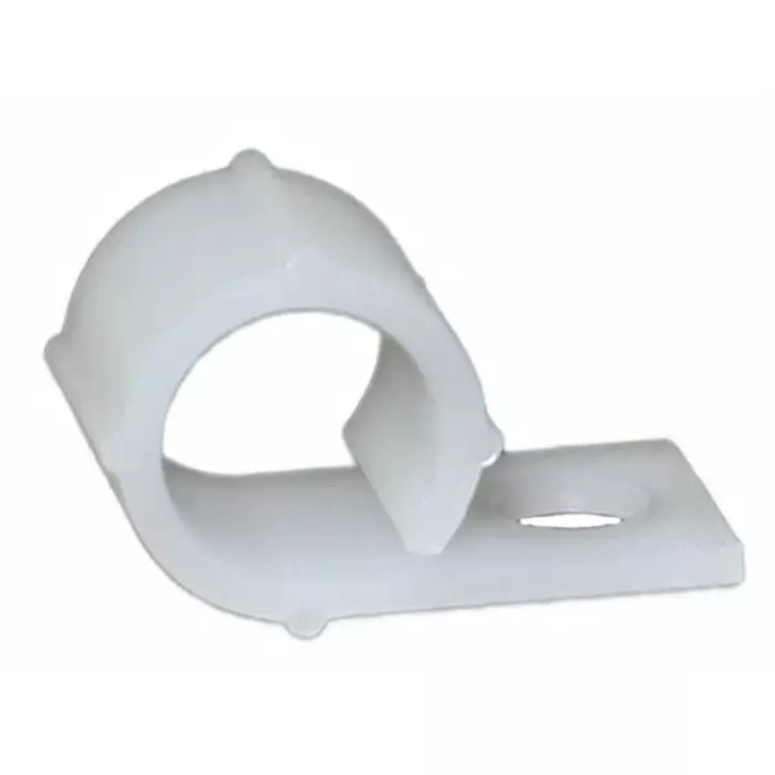 RS Pro Natural Nylon Cable Clip, 9.2 mm Max. Bundle (Pack of 100)