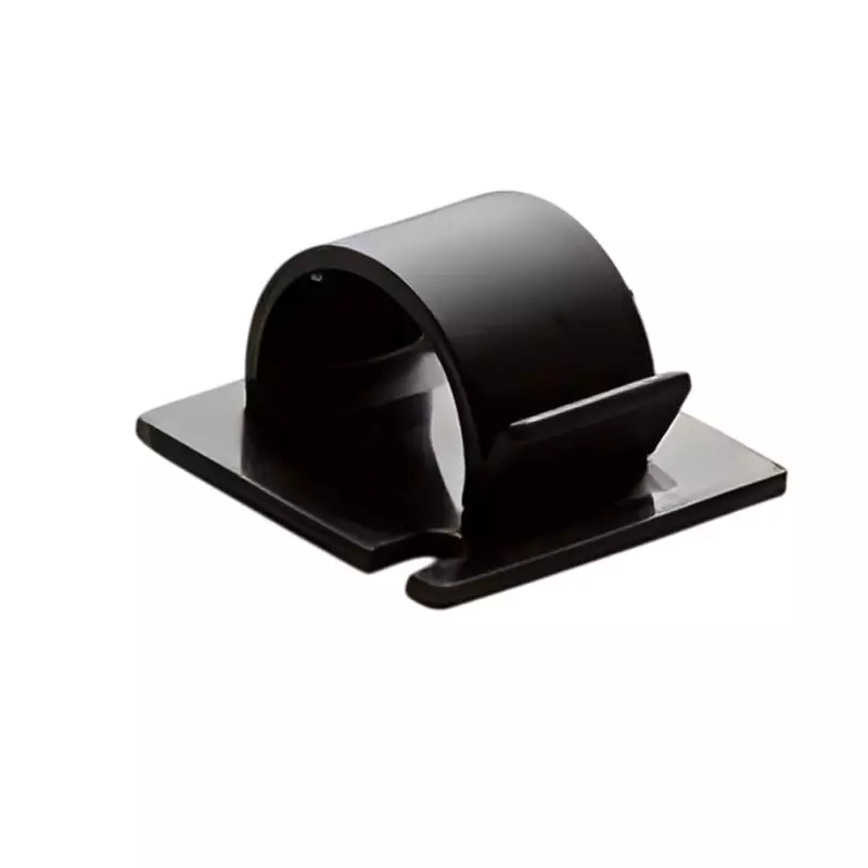 Partex Cable Clip Self Adhesive Black Color Nylon, Length 28 mm and Width 28 mm, R281B/1 (Pack of 100)