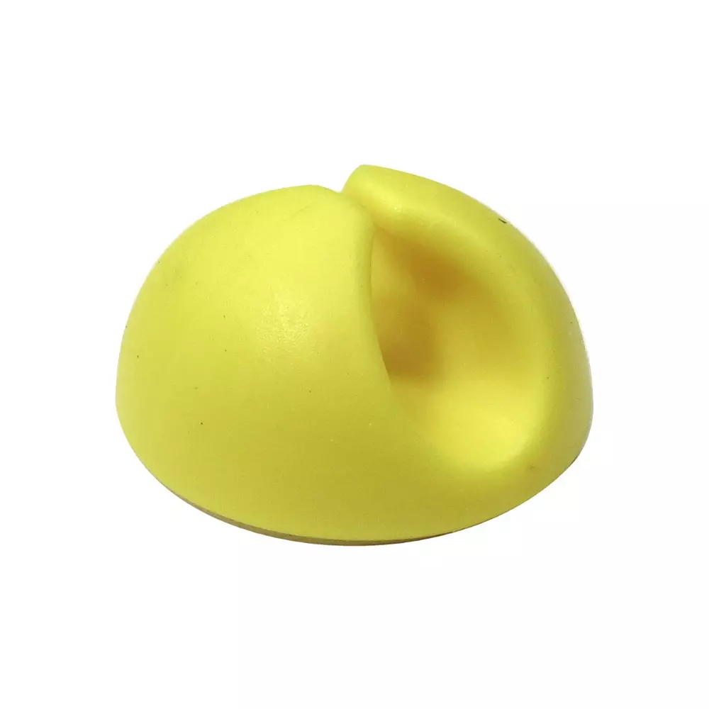 RS PRO Cable Retainer 30x30x15 mm 5 mm Max Bundle Dia PVC Yellow, 2662274 (Pack of 10)