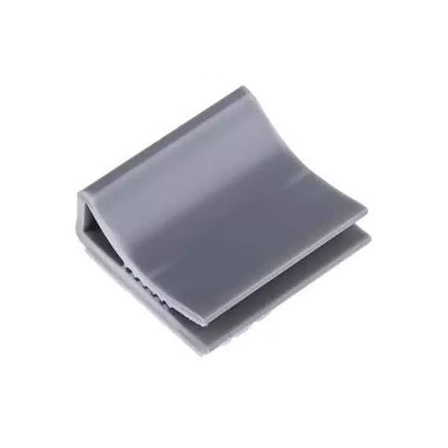 RS PRO Cable Clamp 24 mm Grey PVC 25 mm 9 mm, 2691833 (Pack of 250 Pcs)