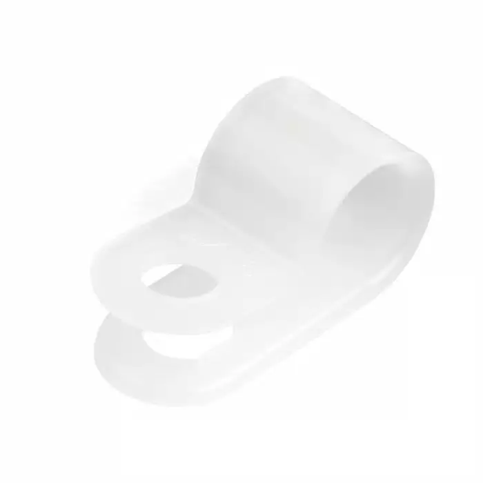 StarTech.com Cable Clamp Screw Mount White Nylon 7.9 mm Max. Bundle, CBMSDCC3
