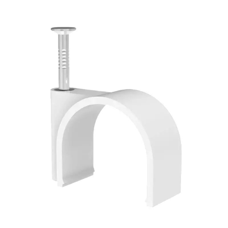 Contidrift Cable Clips 4 mm (0.15 inch) Size PVC and Iron (Pack of 100)