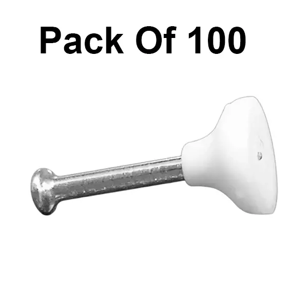 Contidrift Casing Clip Standard Size PVC and Iron (Pack of 100)