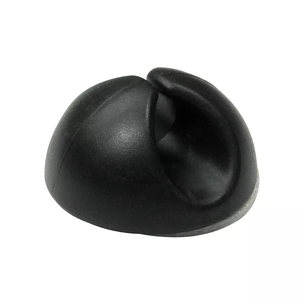RS PRO Cable Retainer 30x30x15 mm 5 mm Max Bundle Dia PVC Black, 2662271 (Pack of 10)