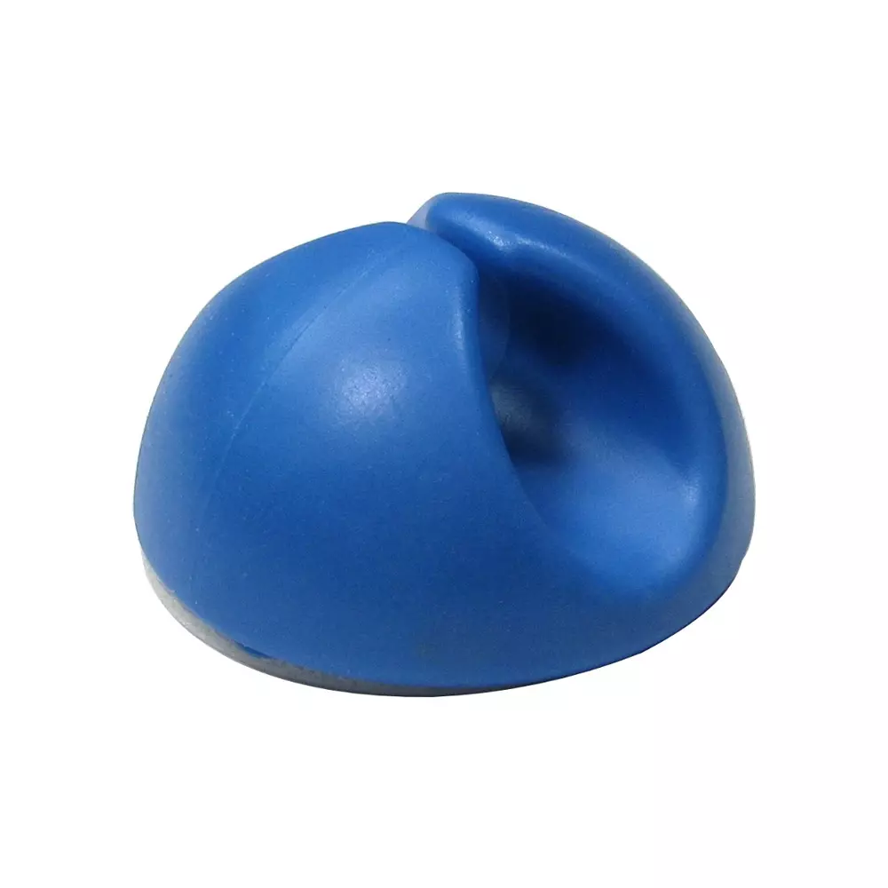 RS PRO Cable Retainer 30x30x15 mm 5 mm Max Bundle Dia PVC Blue, 2662269 (Pack of 10)