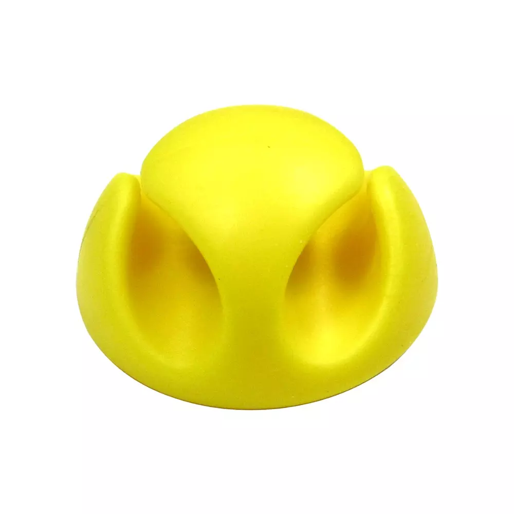 RS PRO Cable Retainer 30x30x15 mm 5 mm Max Bundle Dia PVC Yellow, 2662297 (Pack of 20)