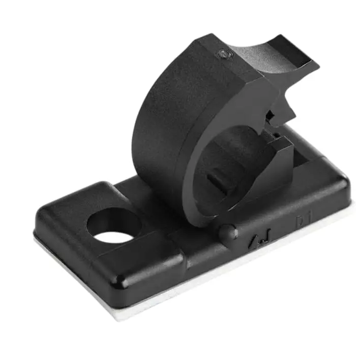 StarTech.com Cable Management Clip Black Nylon 1.3 cm Length, CBMCC1