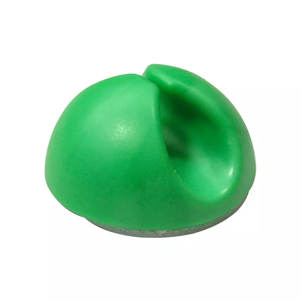 RS PRO Cable Retainer 30x30x15 mm 5 mm Max Bundle Dia PVC Green, 2662270 (Pack of 10)