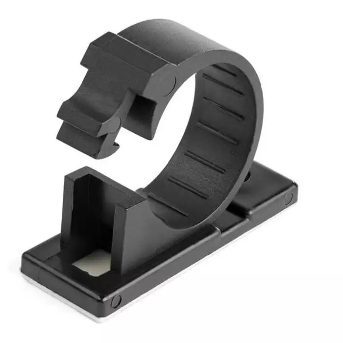 StarTech.com Cable Management Clip Black Nylon 1.6 cm Length, CBMCC3