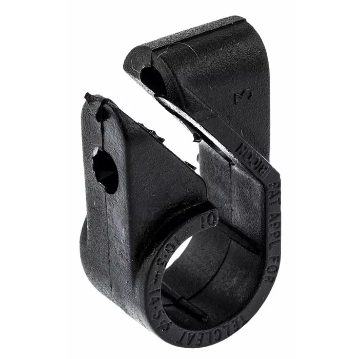 Prysmian Black PE Cable Clip 14.5 mm mAx. Bundle, U385RS01 (Pack of 25)