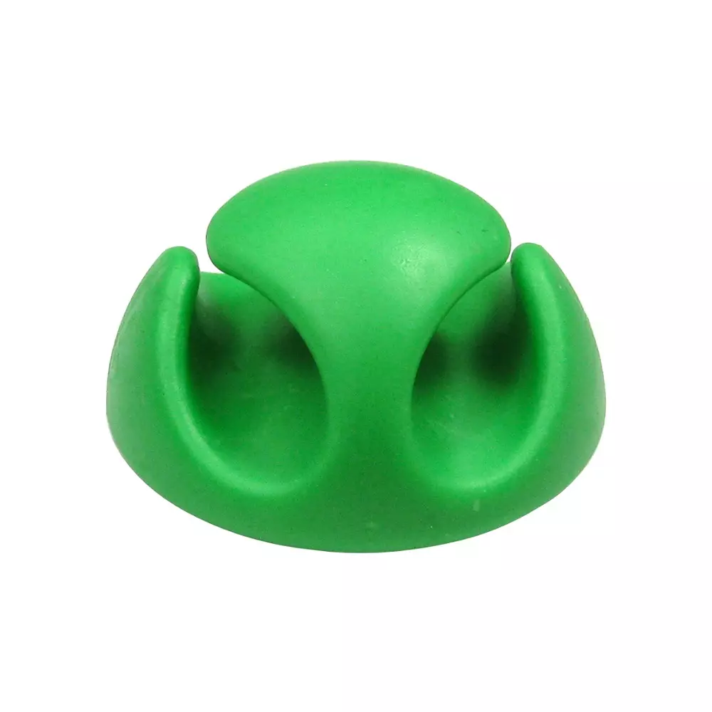 RS PRO Cable Retainer 30x30x15 mm 5 mm Max Bundle Dia PVC Green, 2662292 (Pack of 20)