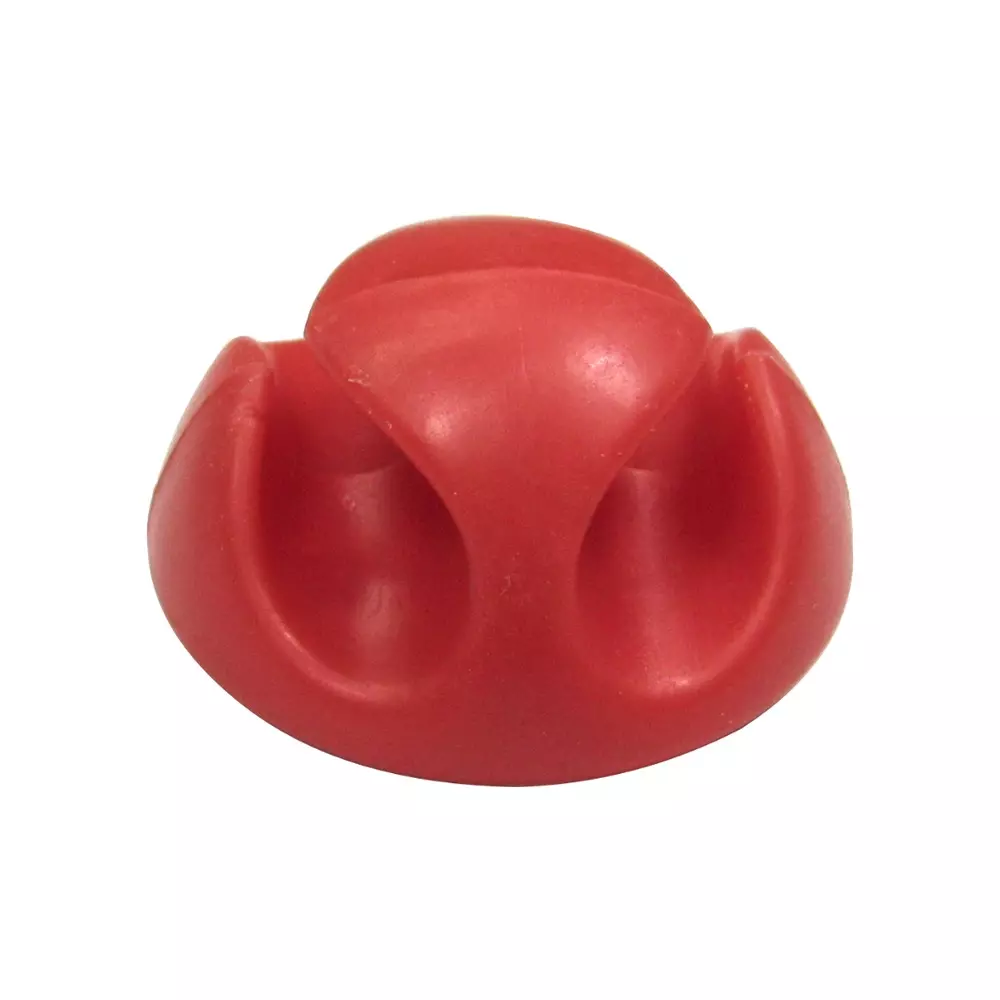RS PRO Cable Retainer 30x30x15 mm 5 mm Max Bundle Dia PVC Red, 2662295 (Pack of 20)