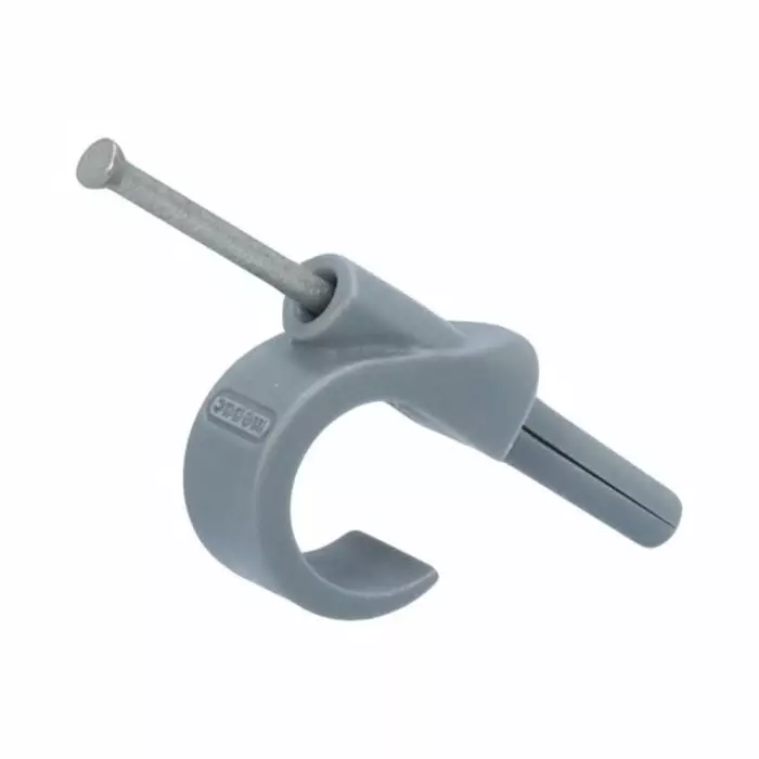 Nelco Grey Polyethylene Cable Clip 19 mm mAx. Bundle, PCN 16/19 GR (Pack of 100)