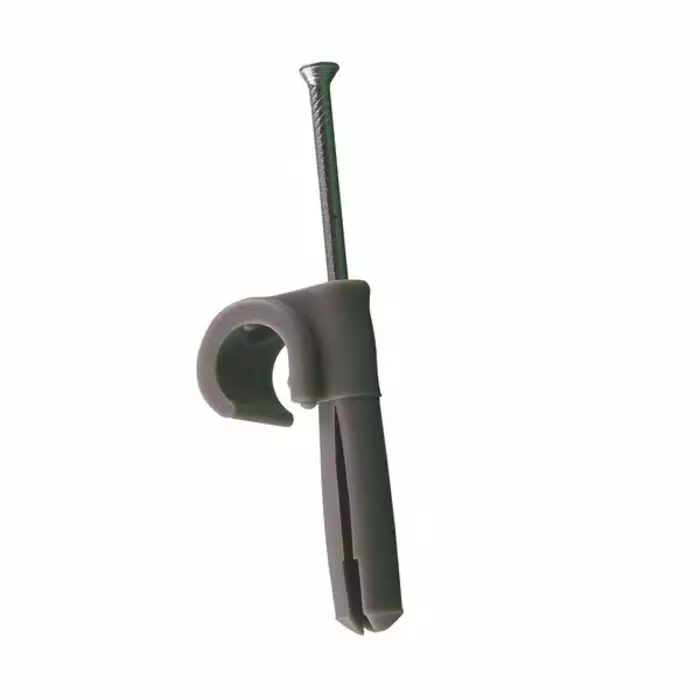 Nelco Grey Polyethylene Cable Clip 10 mm mAx. Bundle, PCN 8/10 GR (Pack of 100)