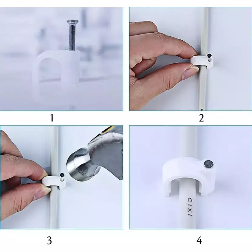 atc-heavy-duty-cable-clips-round-pvc-wall-mounted-25-mm-with-metal-nails-pack-of-100-pcs