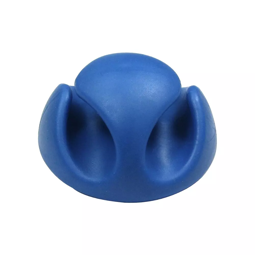 RS PRO Cable Retainer 30x30x15 mm 5 mm Max Bundle Dia PVC Blue, 2662291 (Pack of 20)