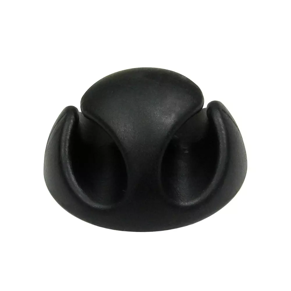 RS PRO Cable Retainer 30x30x15 mm 5 mm Max Bundle Dia PVC Black, 2662293 (Pack of 20)