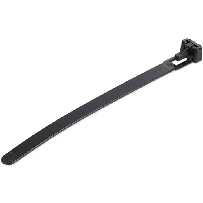 StarTech.com Cable Ties Nylon Reuseable Black 125x8 mm, CBMZTRB5BK (Pack of 100 Pcs)