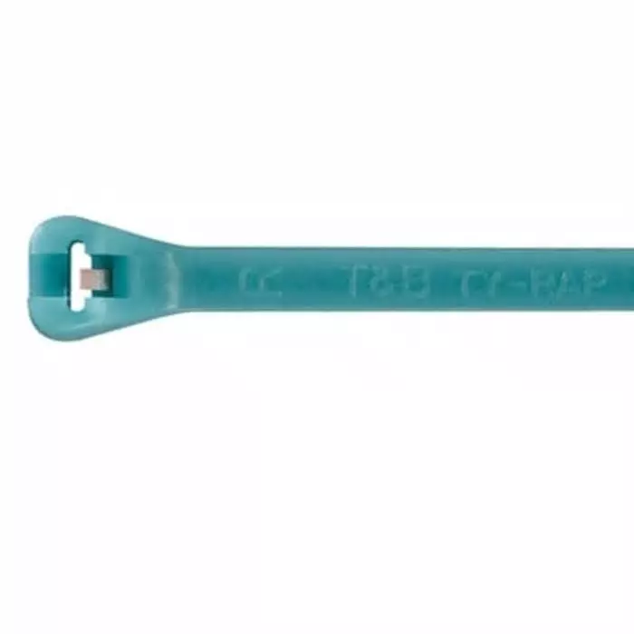 Thomas Betts Cable Ties 185 mm x 4.3 mm Aqua Fluoropolymer, TYZ25M (Pack of 1000)