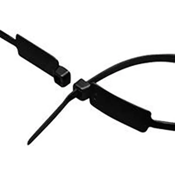 MULTICOMP PRO Cable Tie, Nyl 6.6 U V, Blk, 190.5 mm, MP015277 (Pack of 100)