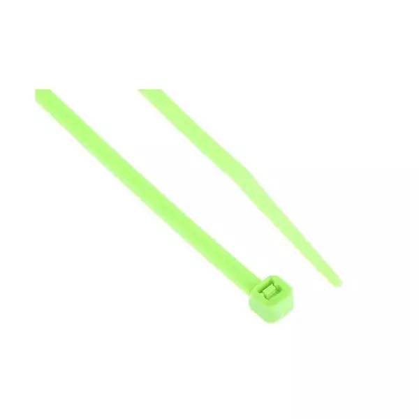 RS PRO Cable Tie Flame Retardant 176.4 N Non-Releasable Green, 2691745 (Pack of 250 Pcs)