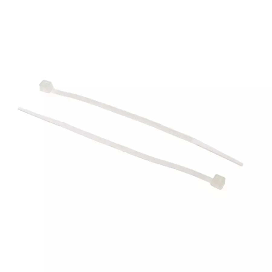 RS PRO Cable Tie Flame Retardant 78.4 N Non-Releasable Natural, 2691750 (Pack of 250 Pcs)